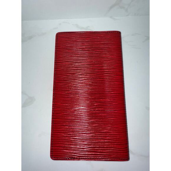 Louis Vuitton Epi Leather Bifold Long Wallet in Black and Red - Picture 4 of 8